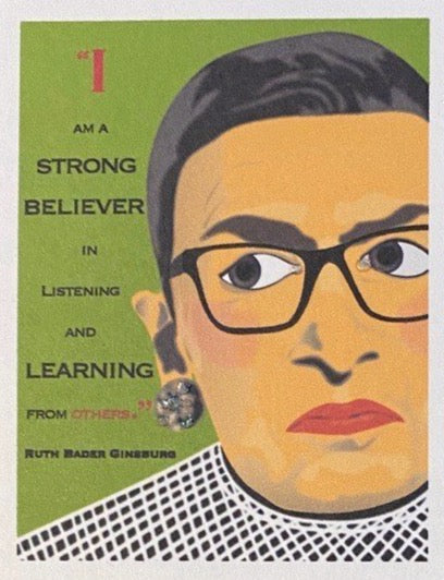 RBG Quote Card Green