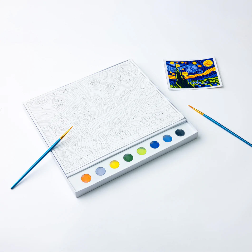 Starry Night Paint by Numbers