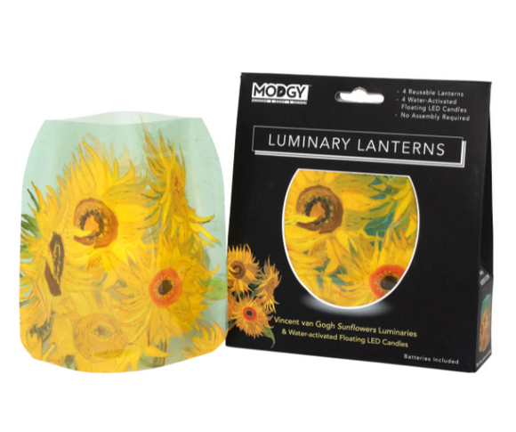 Vincent Van Gogh Sunflower Luminaries