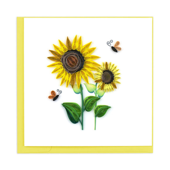 Sunflower Quilled Card
