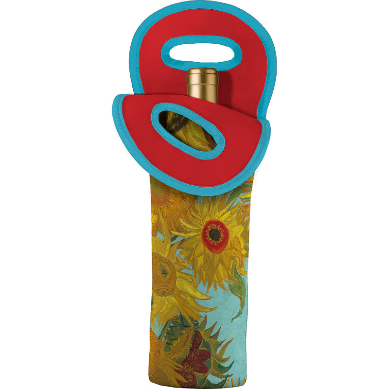 Van Gogh Sunflowers Wine Tote