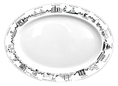 Jacksonville Oval Platter