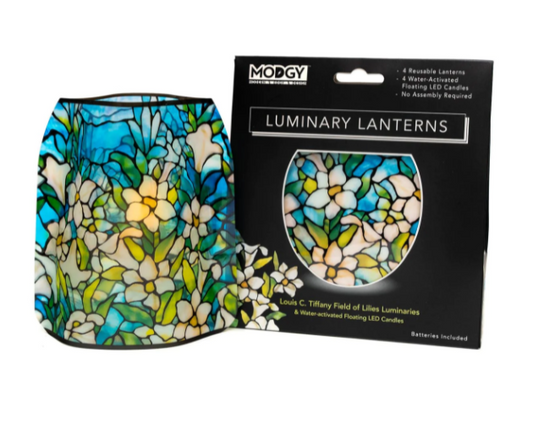 Louis C. Tiffany Field of Lilies Luminaries