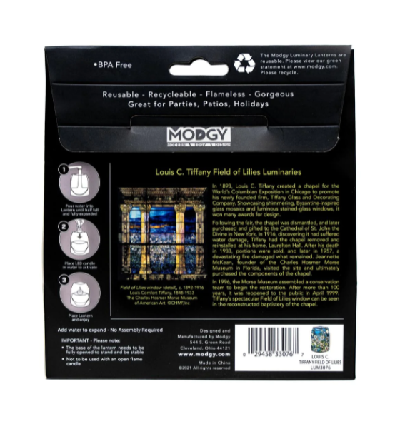 Louis C. Tiffany Field of Lilies Luminaries