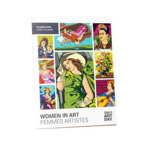 Women in Art Coloring Book