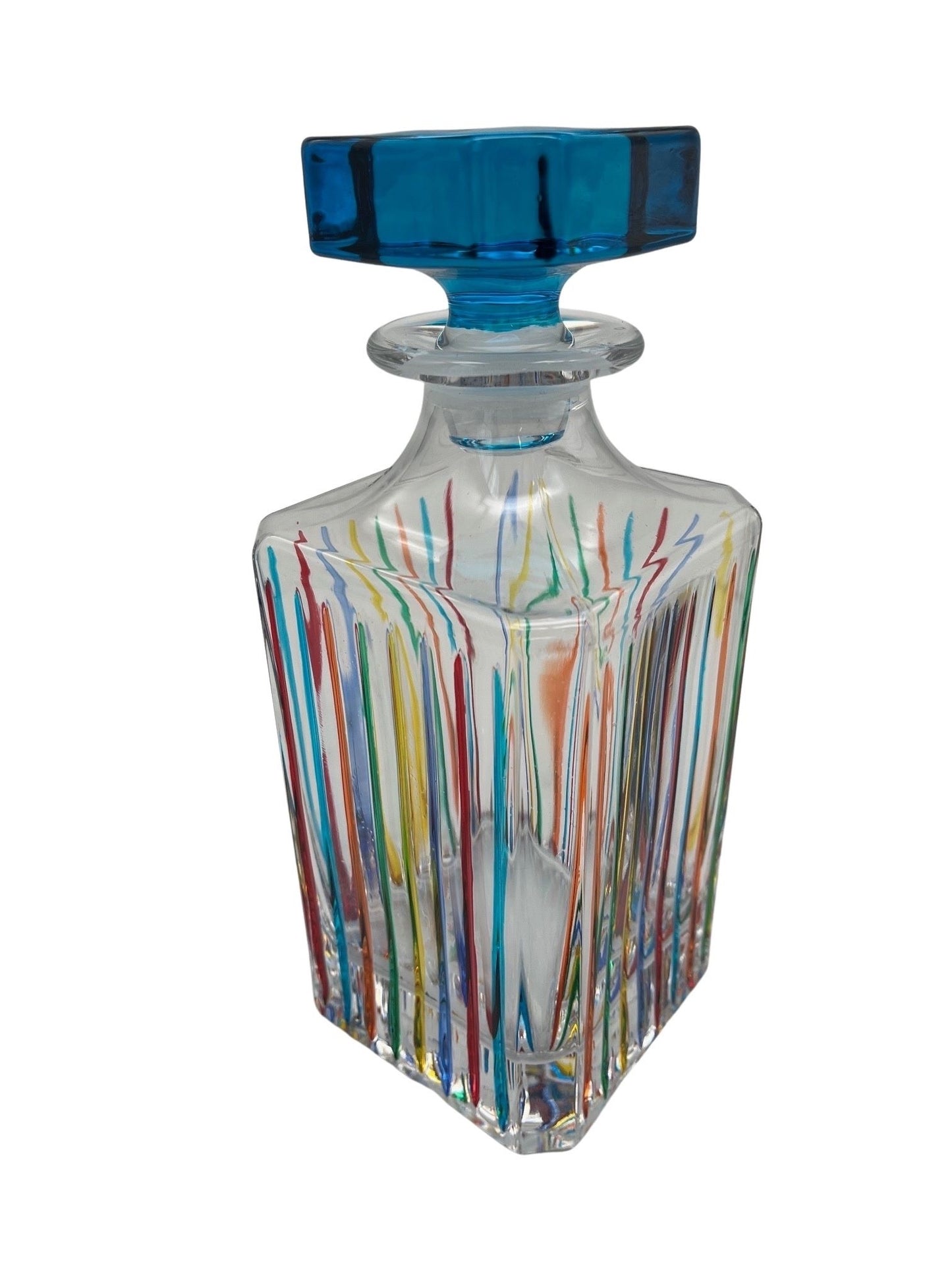 Venetian Crystal Glass Timeless Decanter
