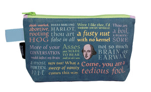 Shakespearean Insults Zipper Bag